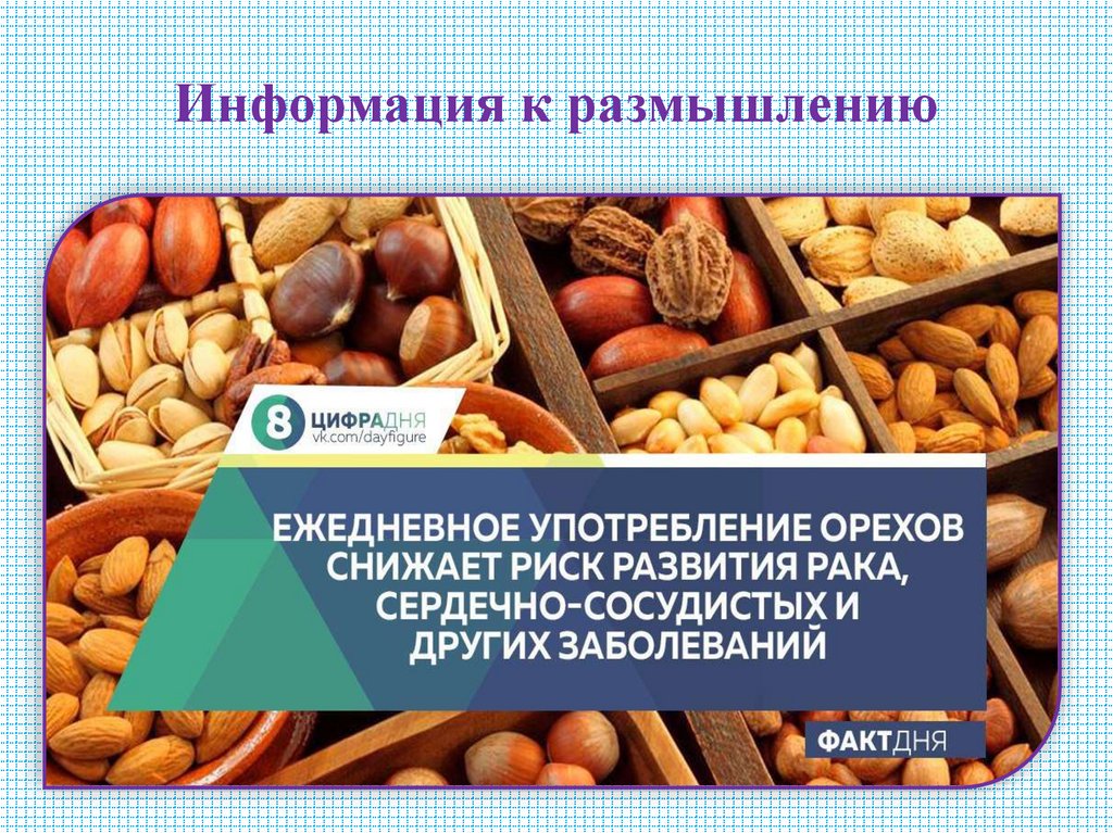 Информация к размышлению