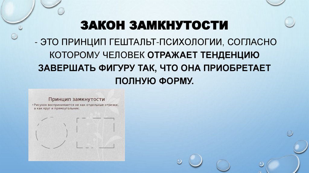 Закон замкнутости