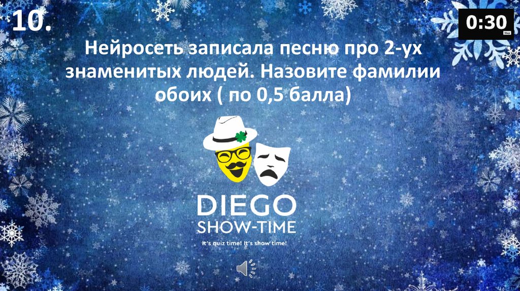 Нейросеть записала песню про 2-ух знаменитых людей. Назовите фамилии обоих ( по 0,5 балла)