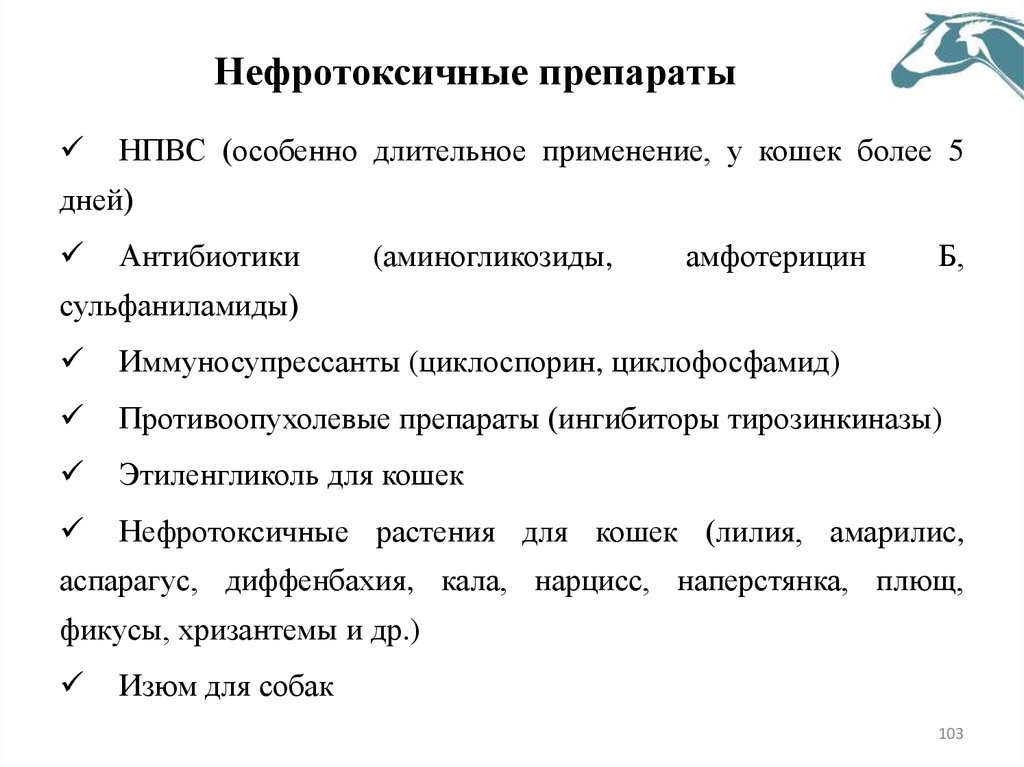 Нефротоксичные препараты