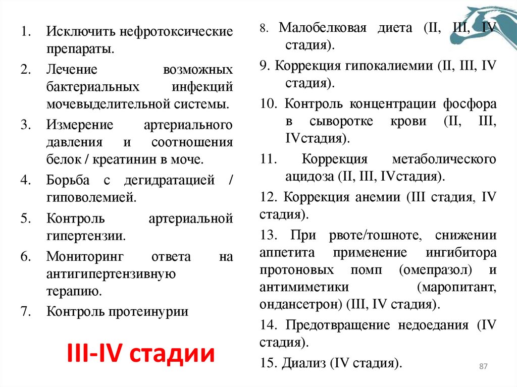 III-IV стадии
