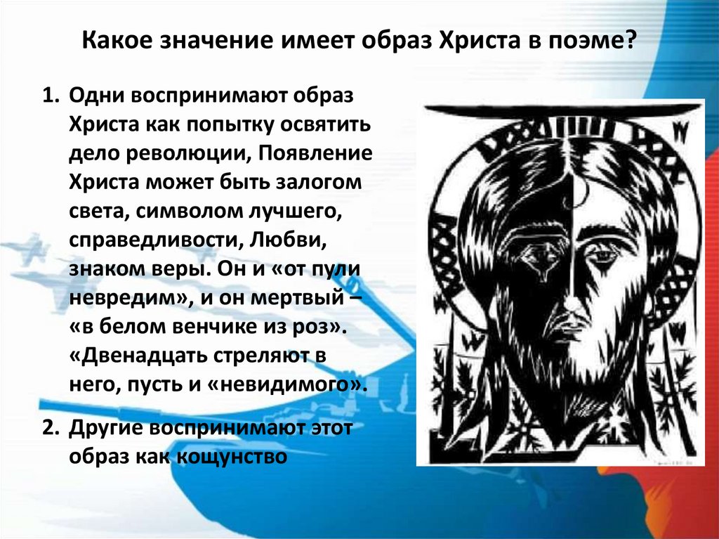 Какое значение имеет образ Христа в поэме?