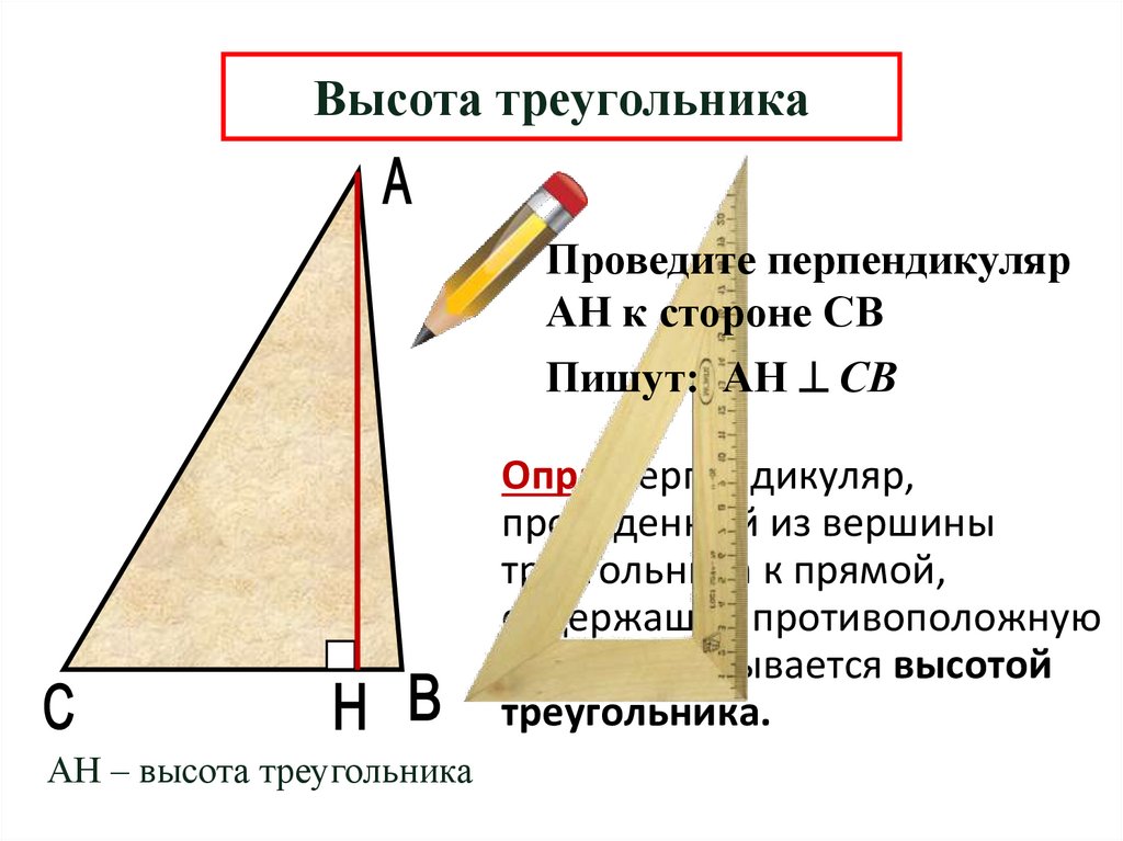 Высота треугольника