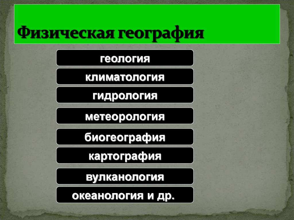 Физическая география