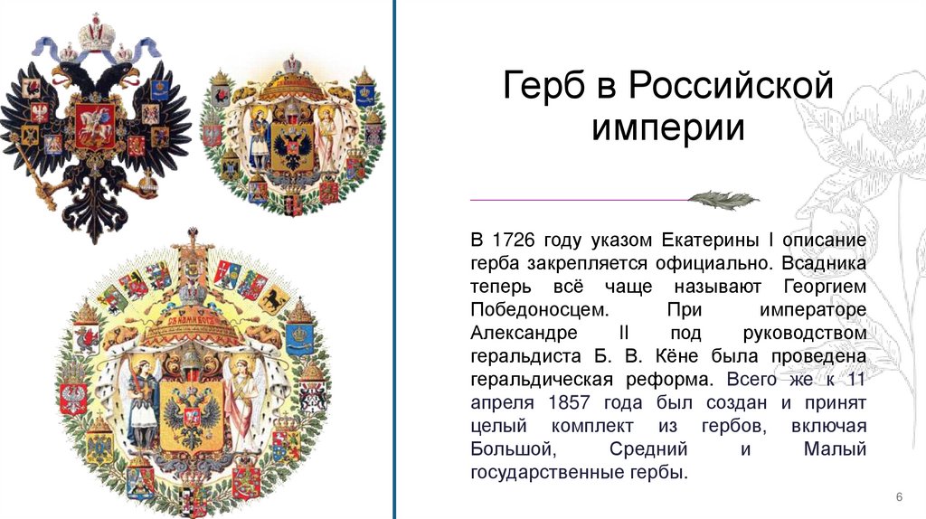 Герб в Российской империи