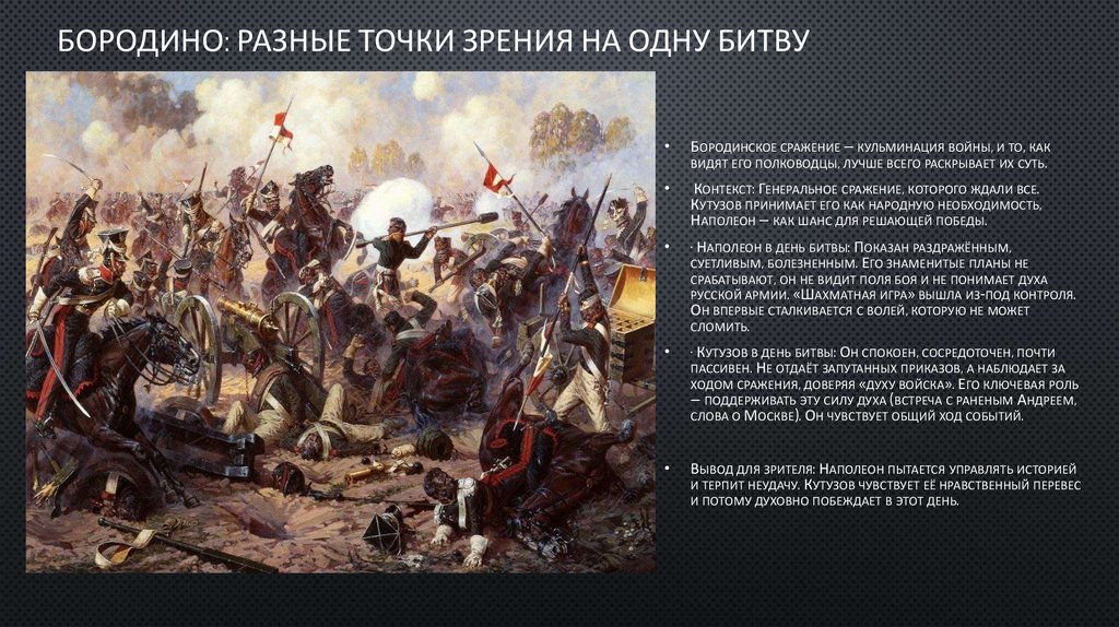 Бородино: Разные точки зрения на одну битву