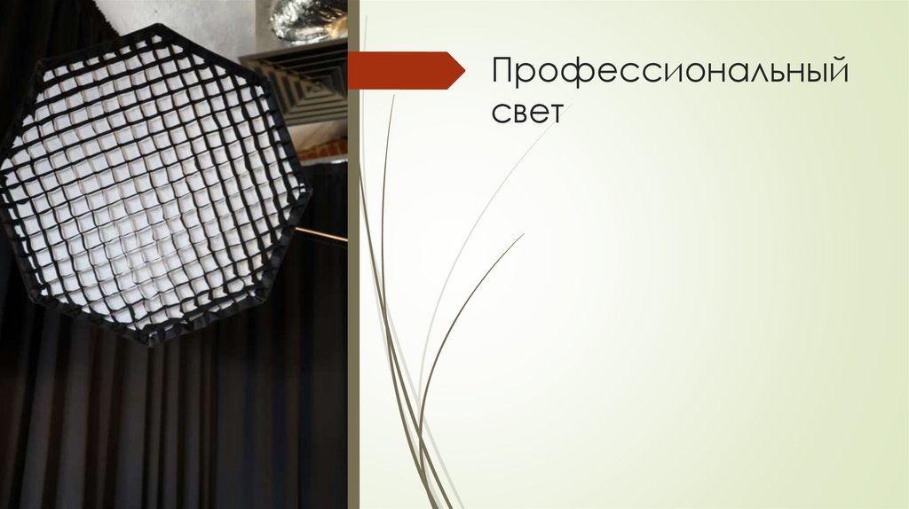 Профессиональный свет