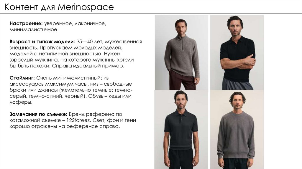 Контент для Merinospace