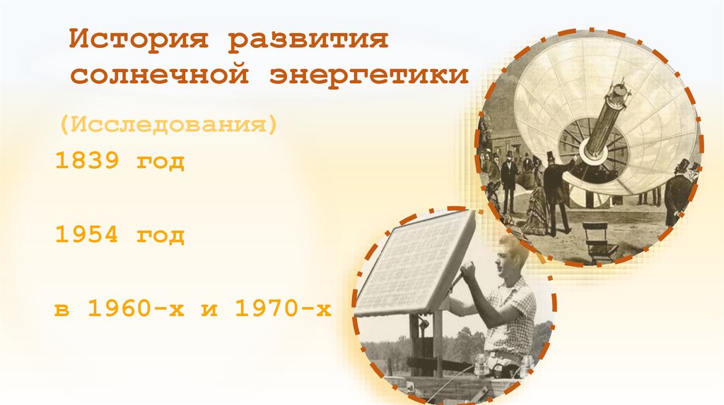 История развития солнечной энергетики