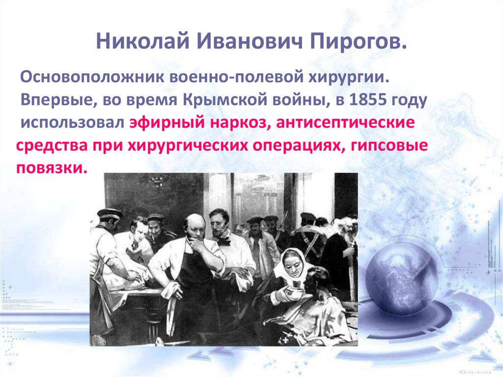 Николай Иванович Пирогов.