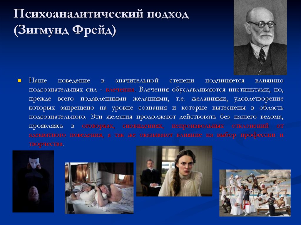 Психоаналитический подход (Зигмунд Фрейд)