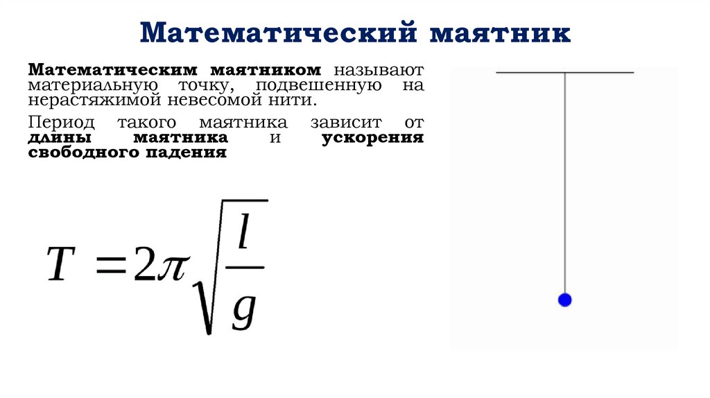 Математический маятник