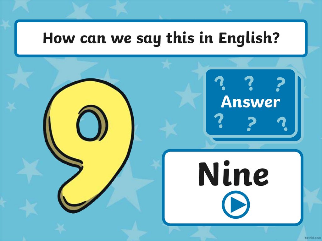 How can we say this in English?