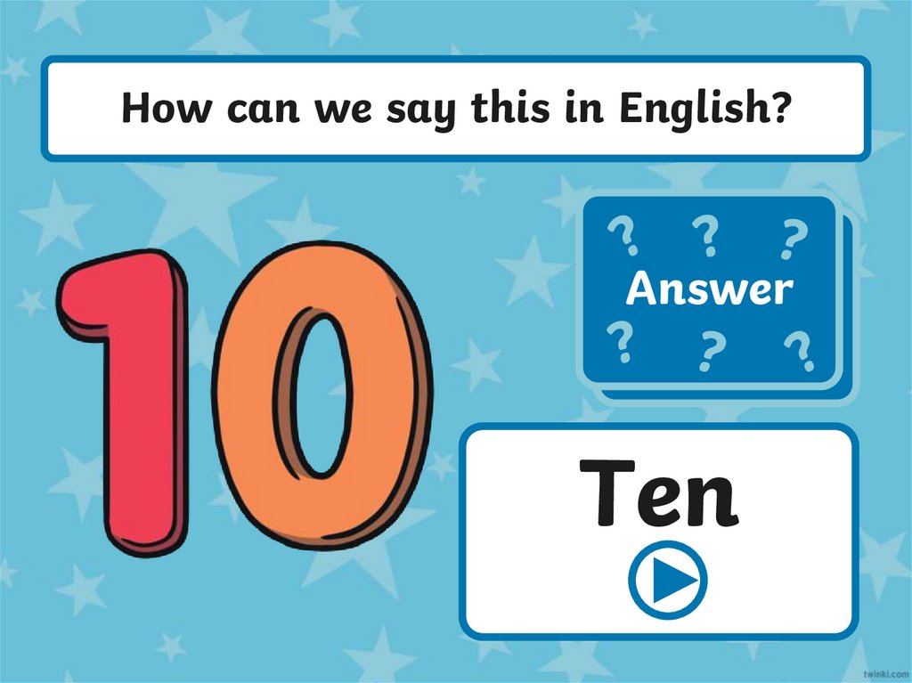 How can we say this in English?