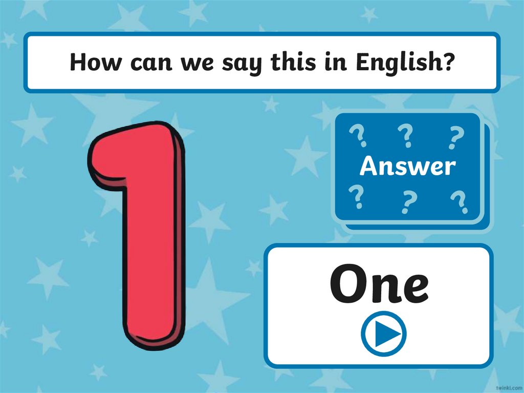 How can we say this in English?