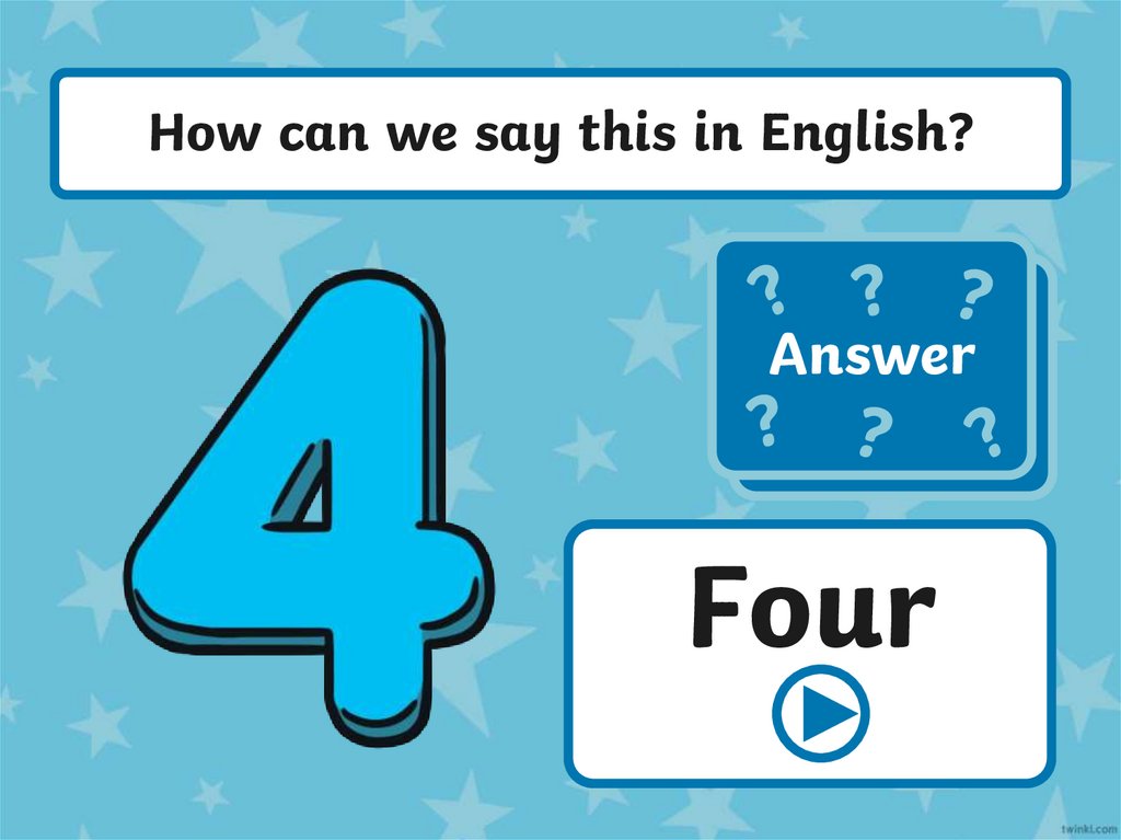 How can we say this in English?