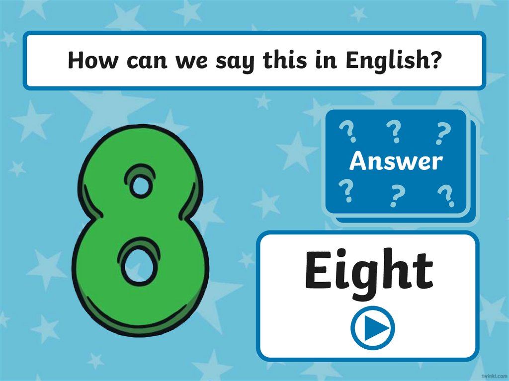 How can we say this in English?