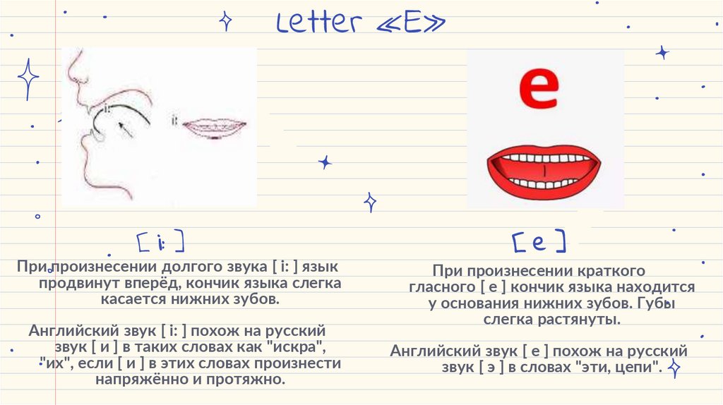 Letter «E»