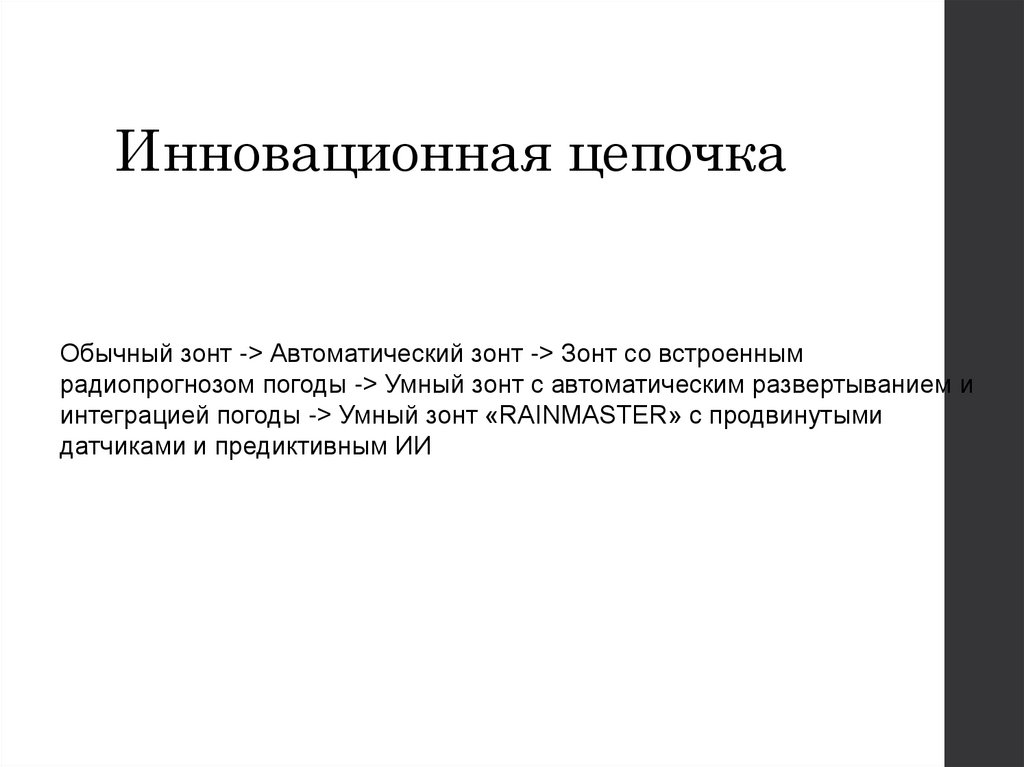 Инновационная цепочка