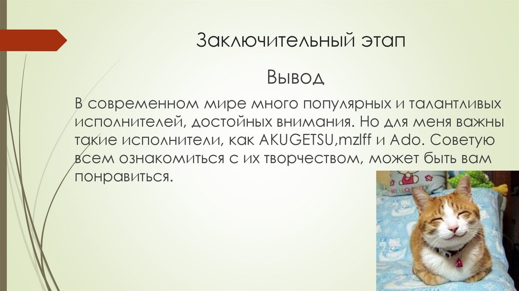 Заключительный этап