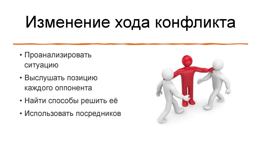 Изменение хода конфликта