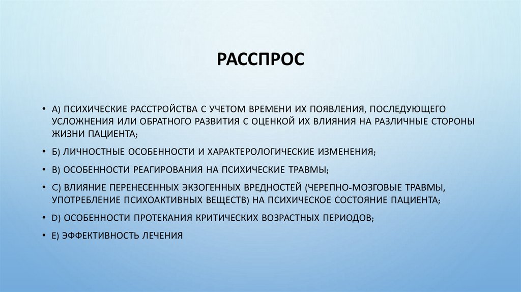Расспрос