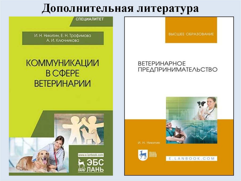 Дополнительная литература