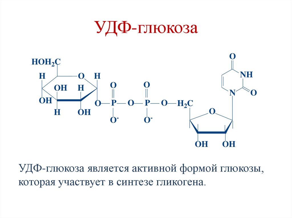 УДФ-глюкоза