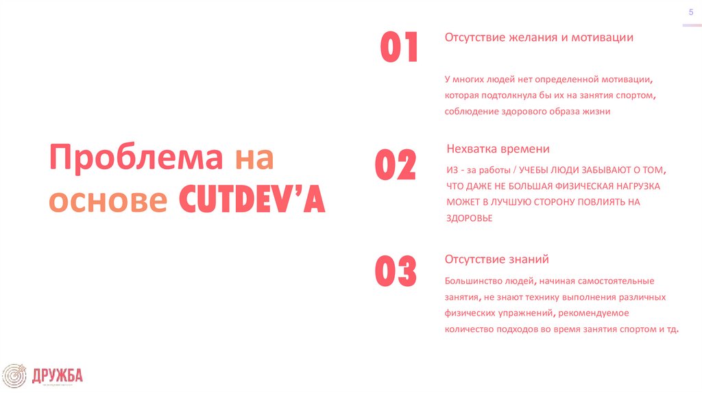 Проблема на основе CUTDEV’A