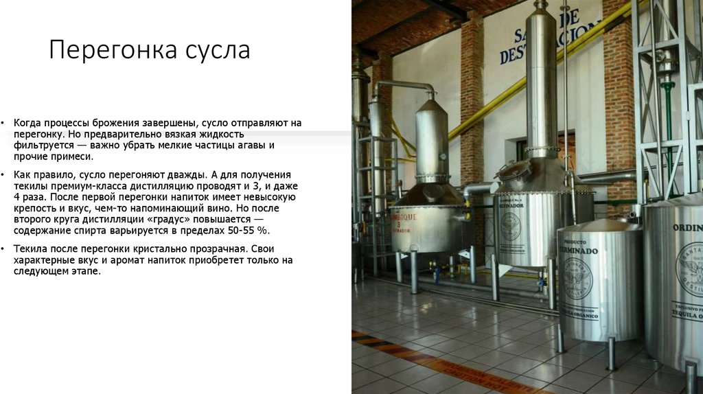 Перегонка сусла