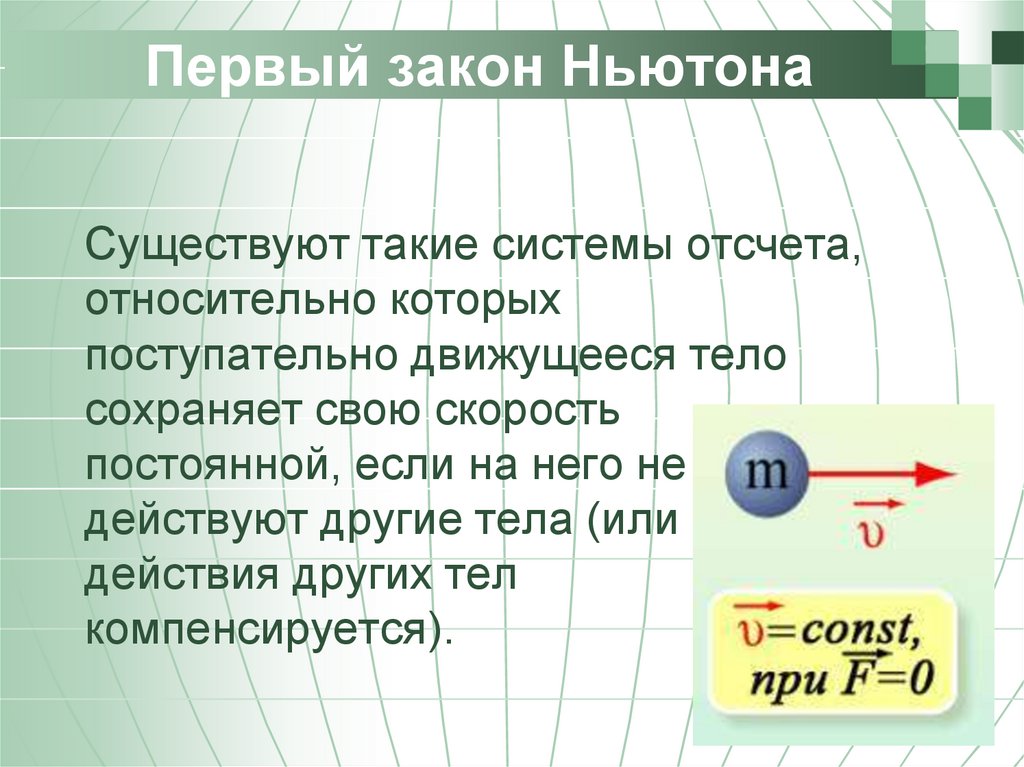 Первый закон Ньютона