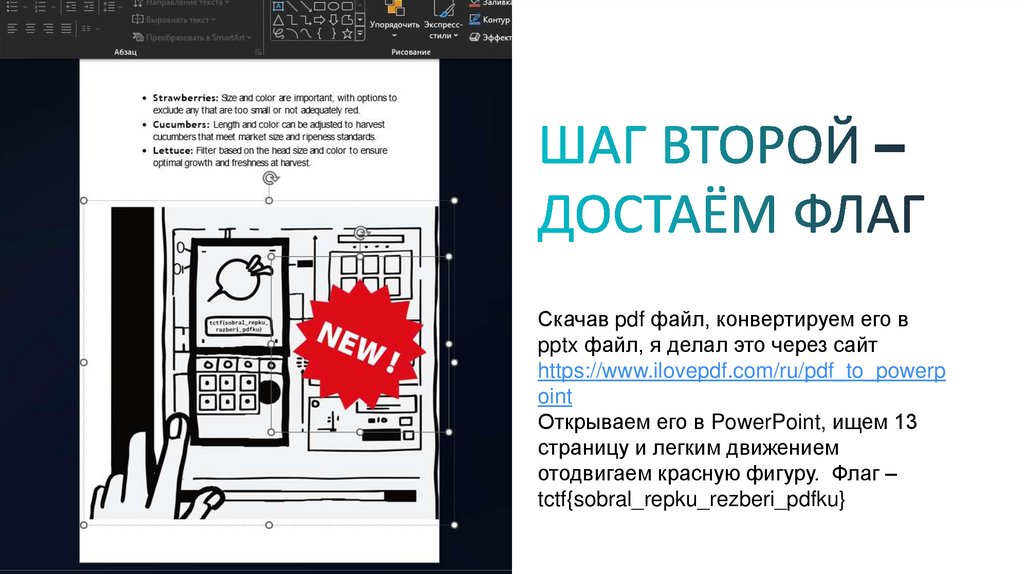 ШАГ ВТОРОЙ – ДОСТАЁМ ФЛАГ