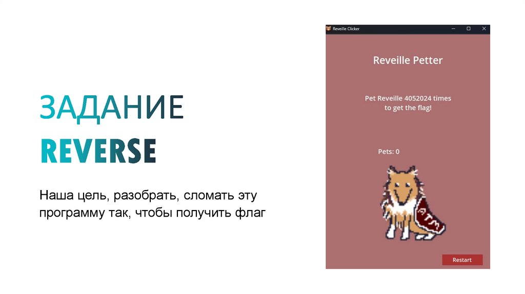 ЗАДАНИЕ REVERSE