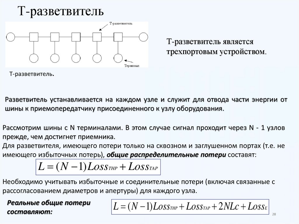 Т-разветвитель