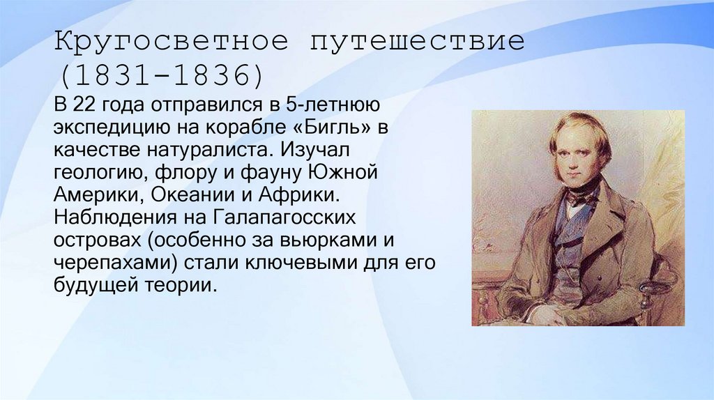 Кругосветное путешествие (1831-1836)