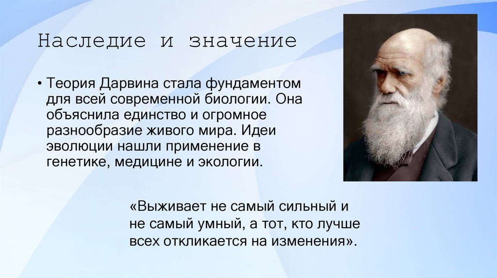 Наследие и значение