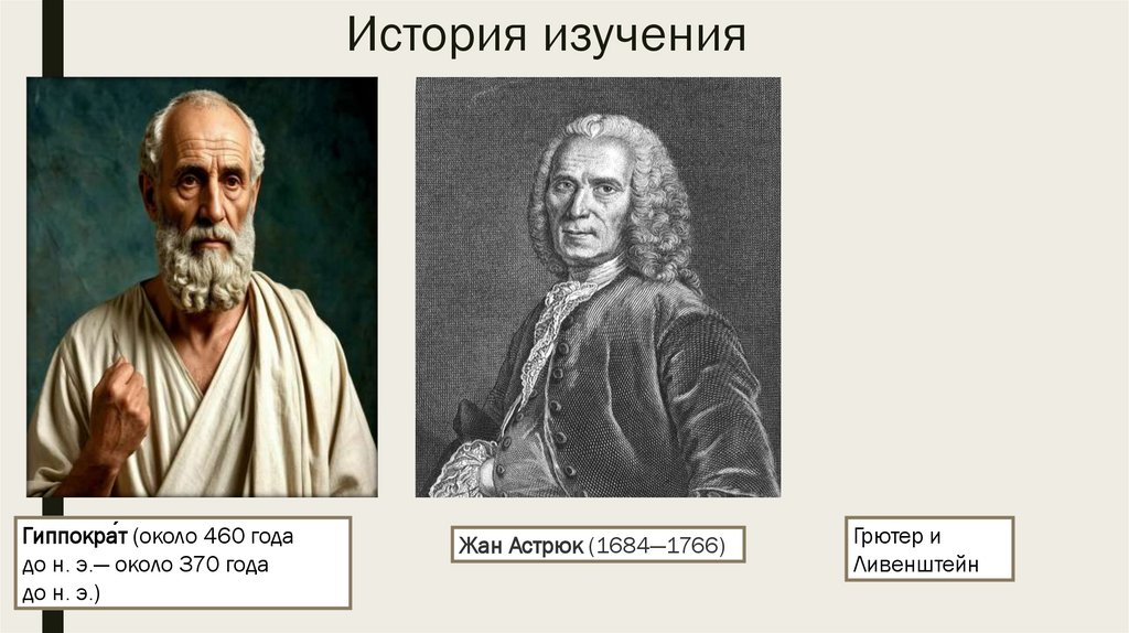 История изучения