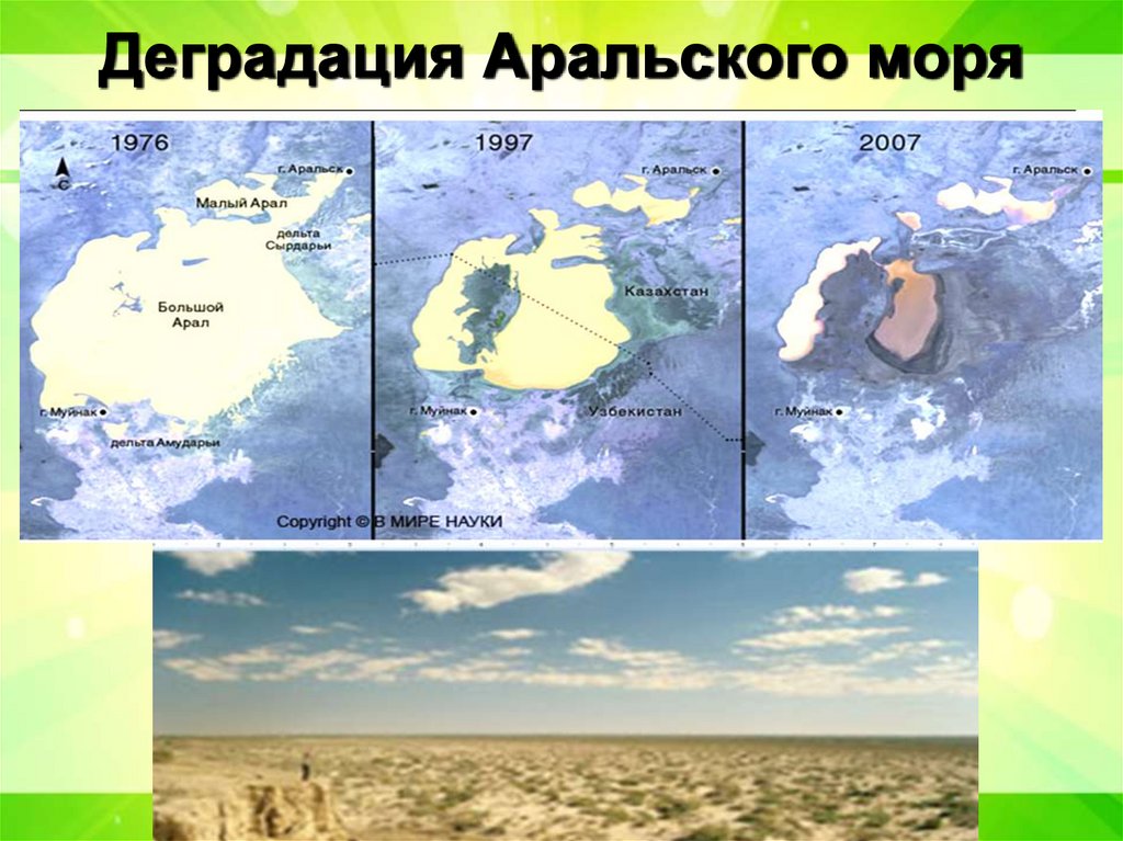 Деградация Аральского моря