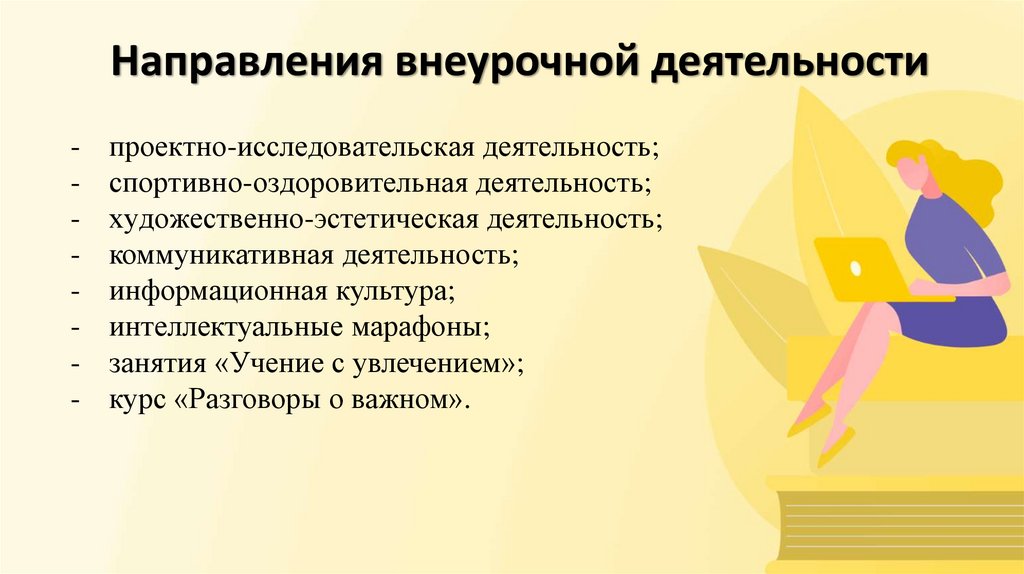 Направления внеурочной деятельности