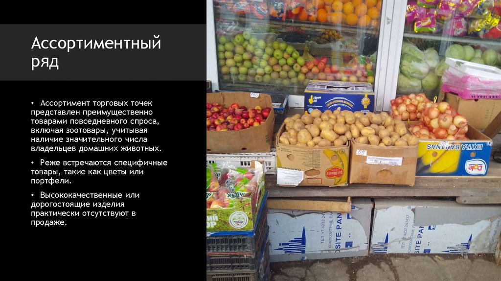 Ассортиментный ряд