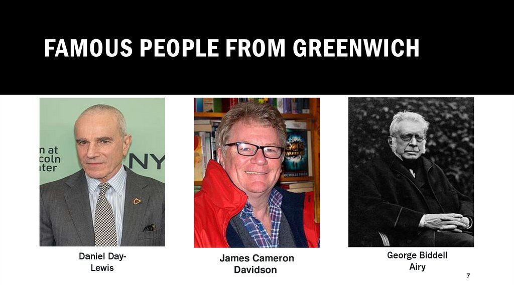 Famous people from greenwich