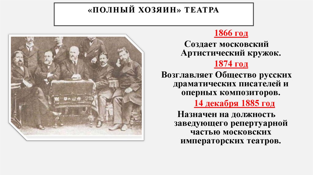 «Полный хозяин» театра