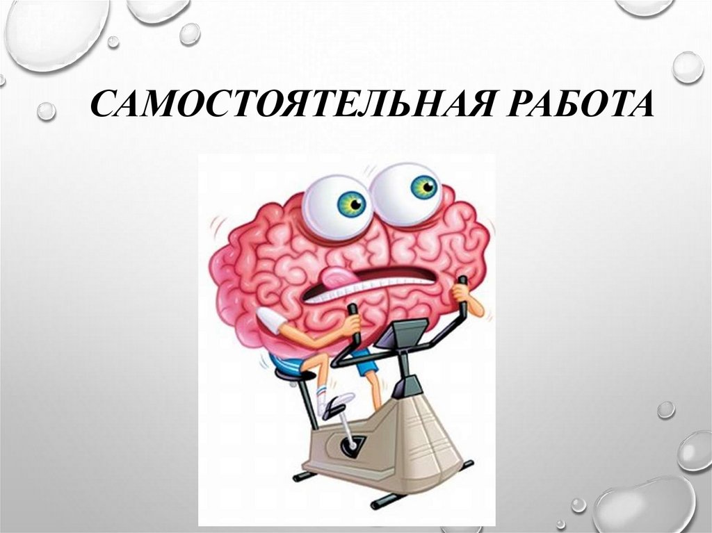 Самостоятельная работа