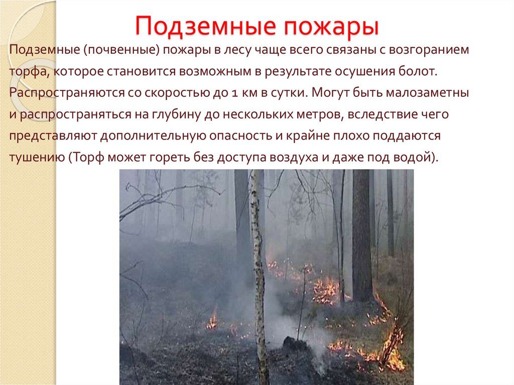 Подземные пожары