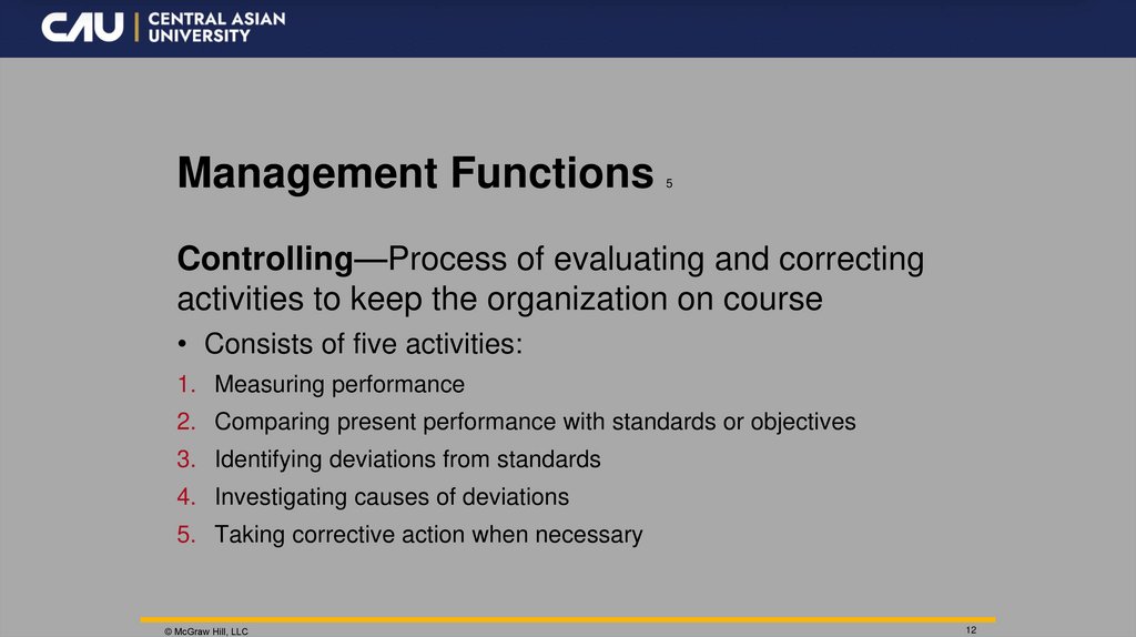 Management Functions 5