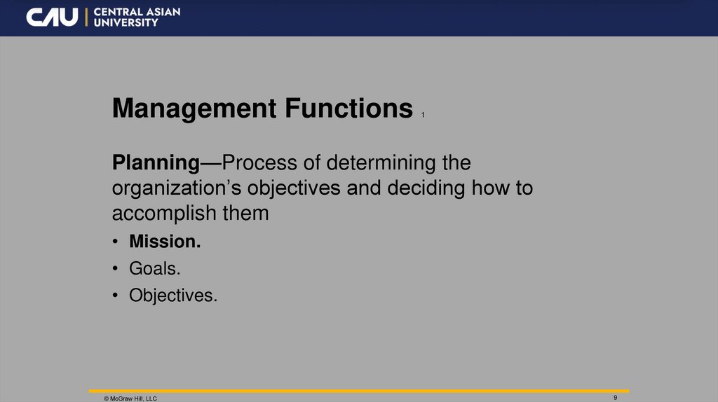 Management Functions 1