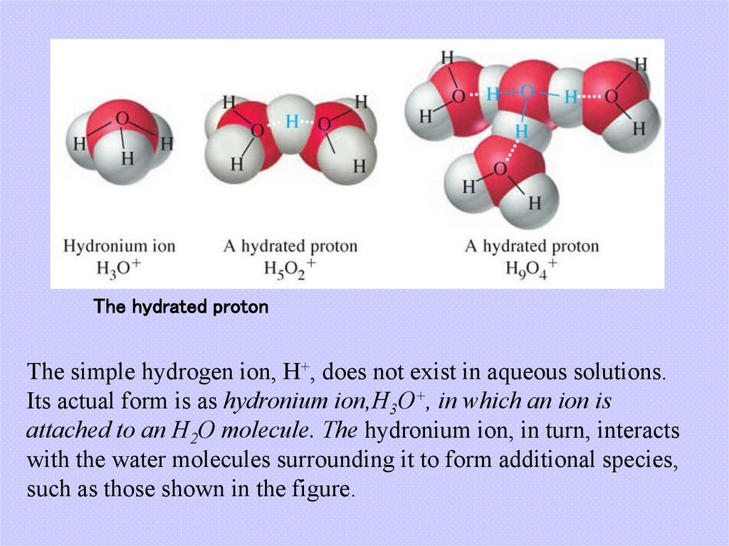 The hydrated proton