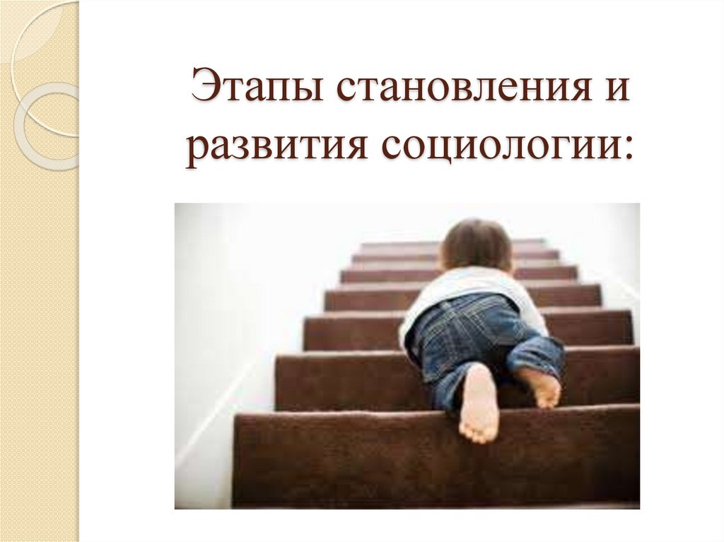 Этапы становления и развития социологии: