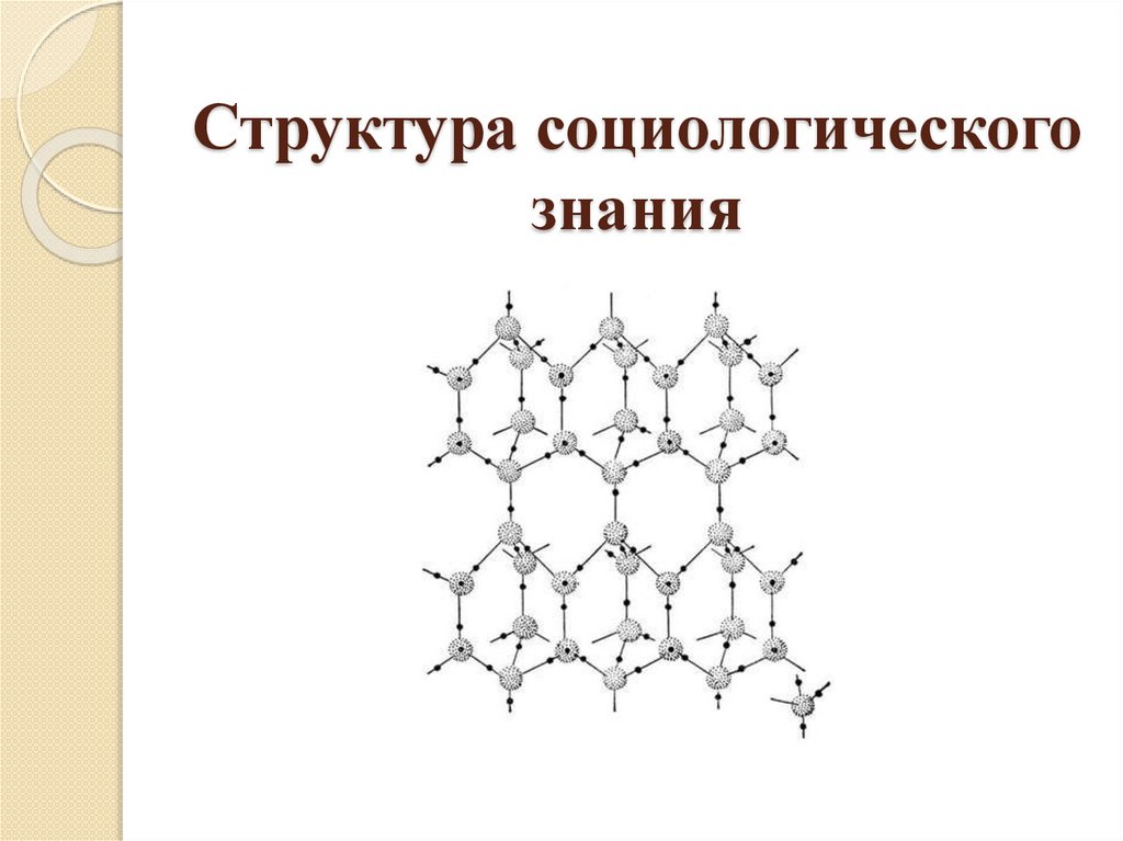 Структура социологического знания