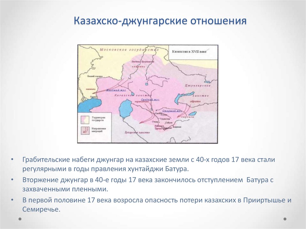 Казахско-джунгарские отношения